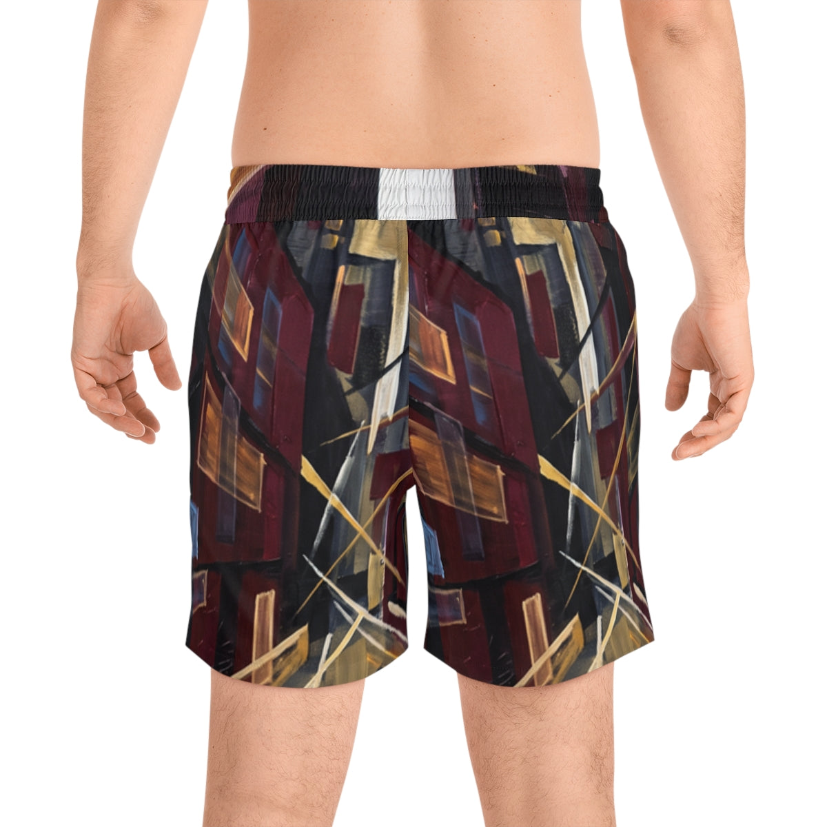 Men's Mid-Length Swim Shorts - Urban Tide | Echovira Gallery