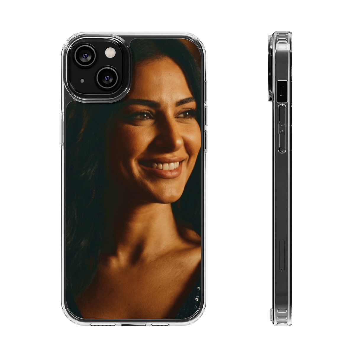 Clear Impact-Resistant Cases - Clear Phone Case - Golden...