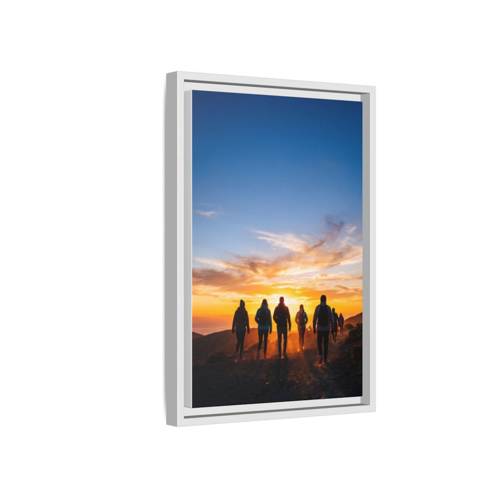 Matte Canvas, Framed - Epic Dawn Trek