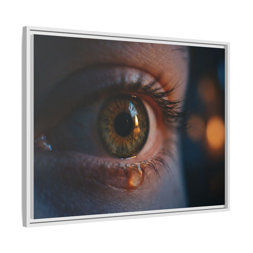 Framed Matte Canvas - Mystic Eye — White / 1.25"