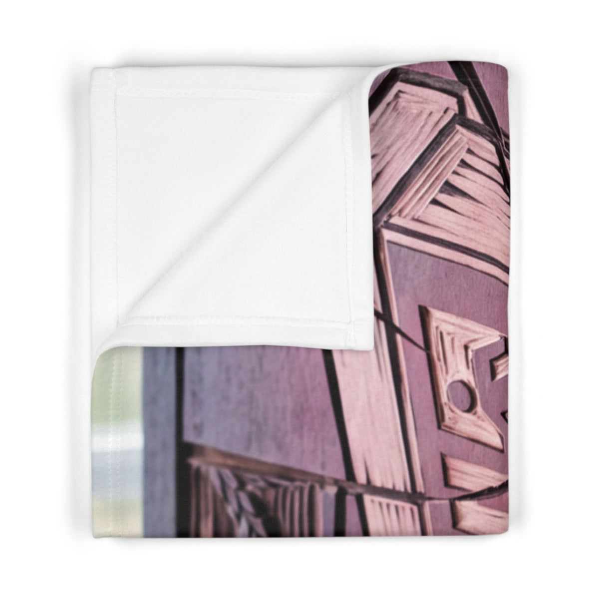 Urban Labyrinth Architecture Fleece Baby Blanket