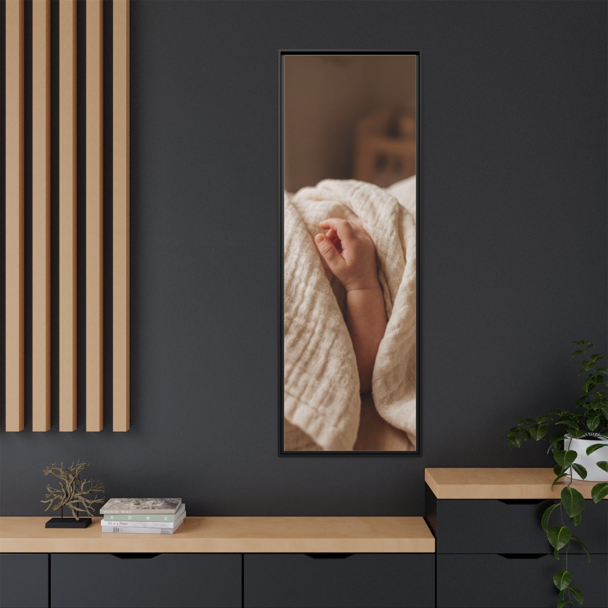 Framed Matte Canvas - Neutral Nursery