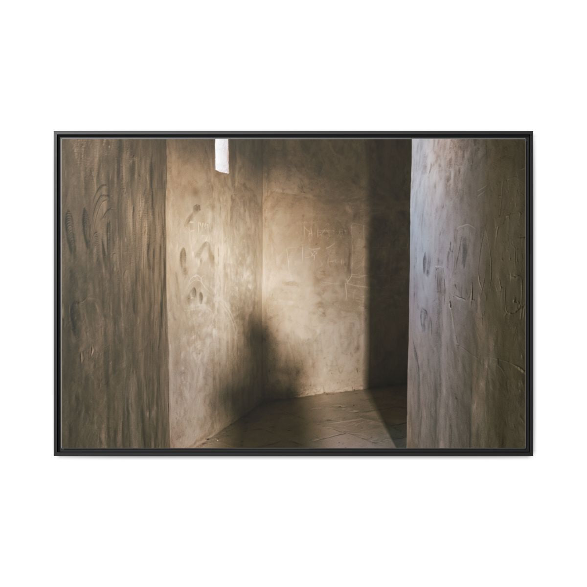 Matte Canvas, Framed - Shadows of the Citadel moody... |...