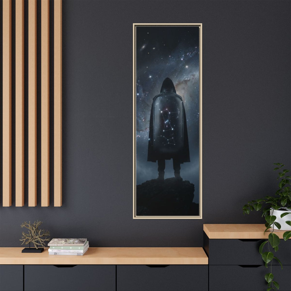 Framed Matte Canvas - Cosmic Sentinel — Natural / 1.25"... |...