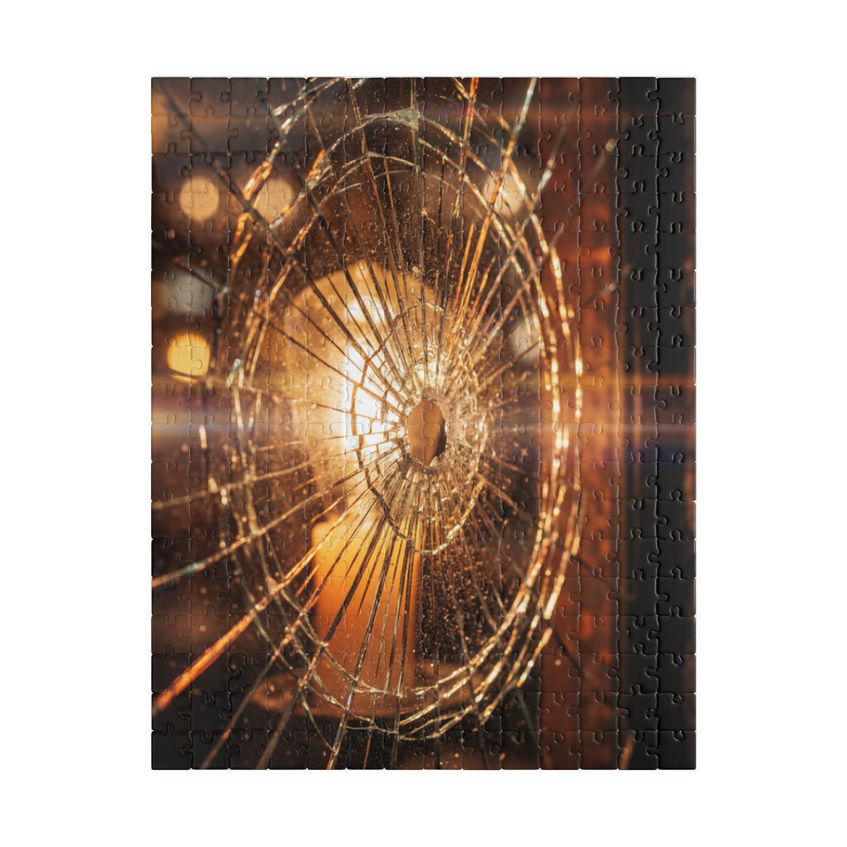 Puzzle - Fractured Light Shattered Glass Art | Echovira...