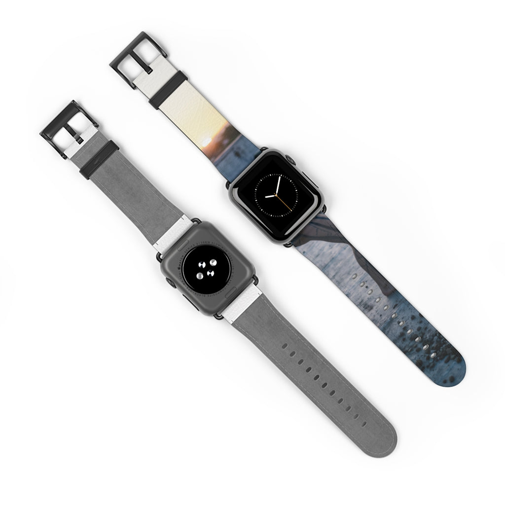 Apple Watch Band - Sunset Twilight Lines | Echovira Gallery