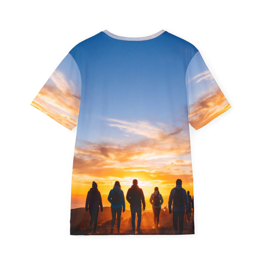 Men's Sports Jersey - Golden Trail Horizon