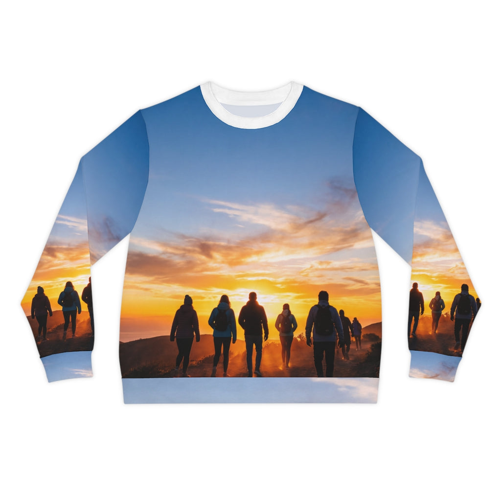 Lightweight Sweatshirt - Alpine Sunset Glow