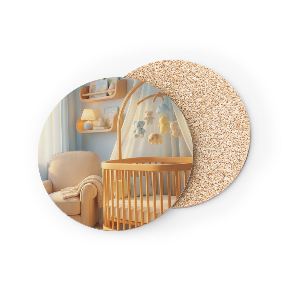 Soft Blue Coasters - Tabletop Serenity