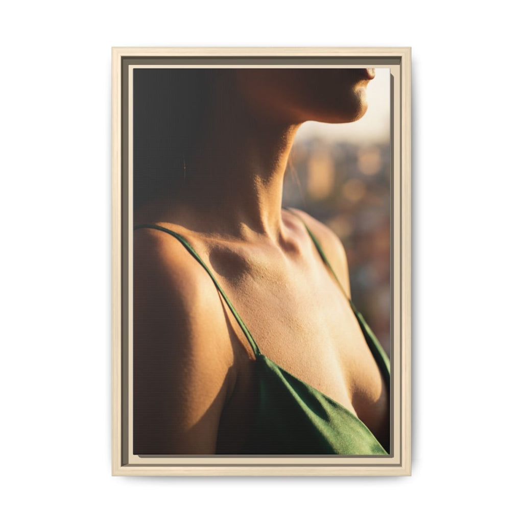 Framed Matte Canvas - Sunlit Muse