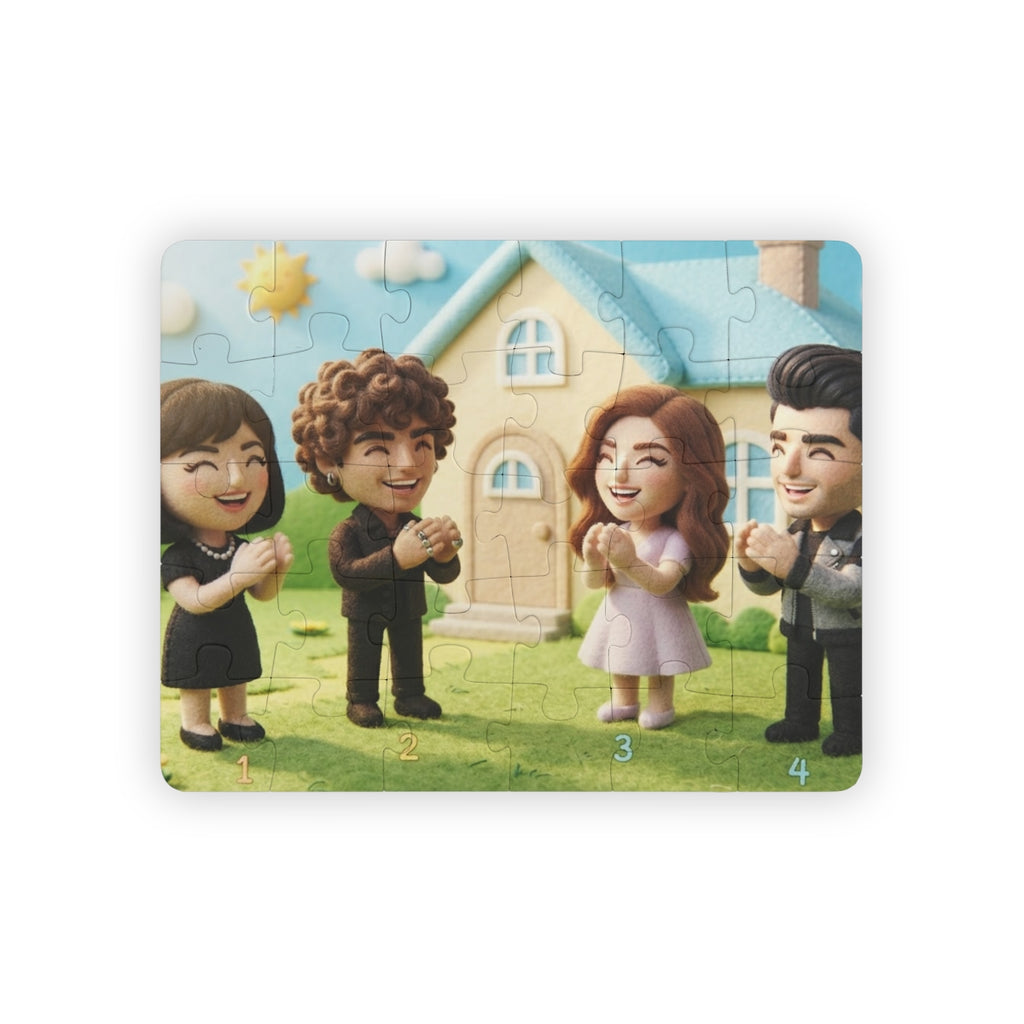 Kids' Puzzle 30-Piece - Felt Friends Cottage | Echovira...