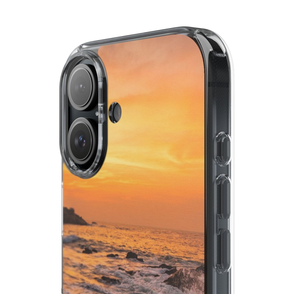 Clear Impact-Resistant Cases - Clear Phone Case - Sunset......