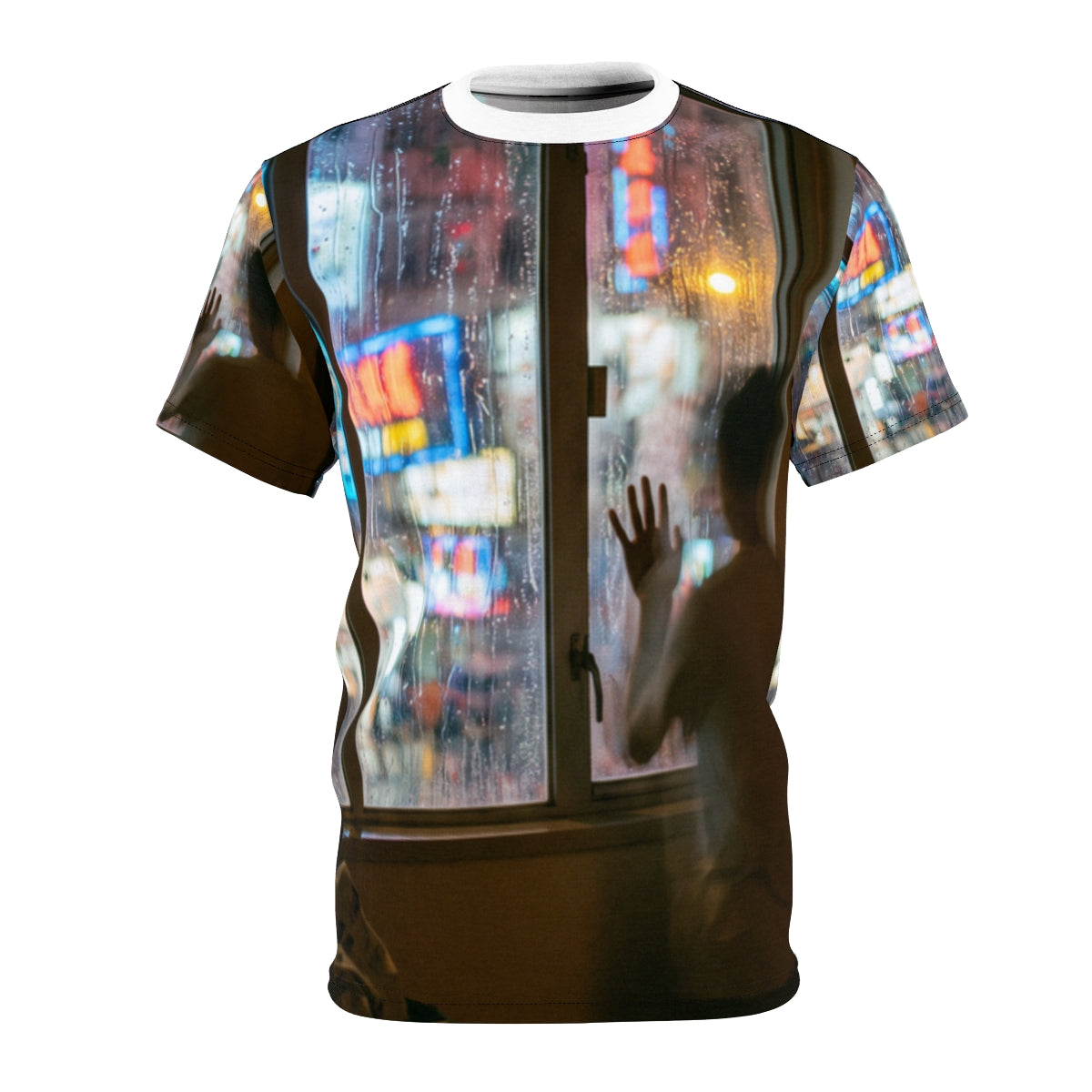 Unisex Cut & Sew Tee - Solitude City Rain | Echovira Gallery