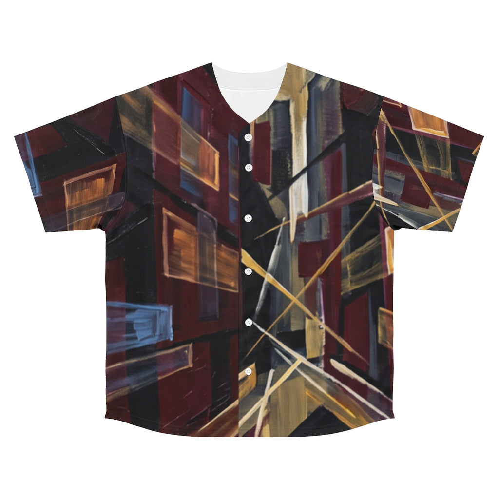 Men's Baseball Jersey - Urban Perspective | Echovira Gallery