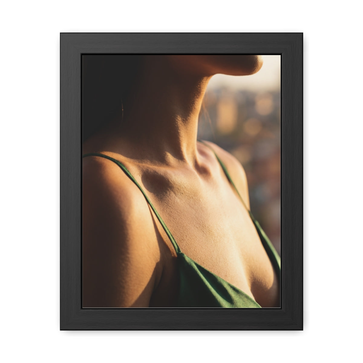 Framed Poster - Sunlit Muse Gallery Art — Portrait