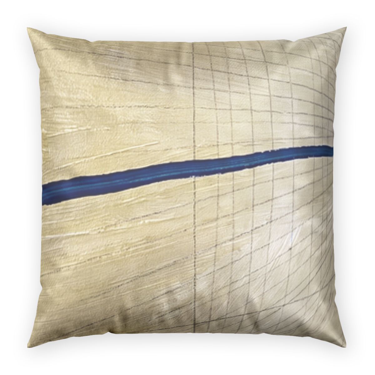 Poly Velvet Pillow - Blue Horizon | Echovira Gallery