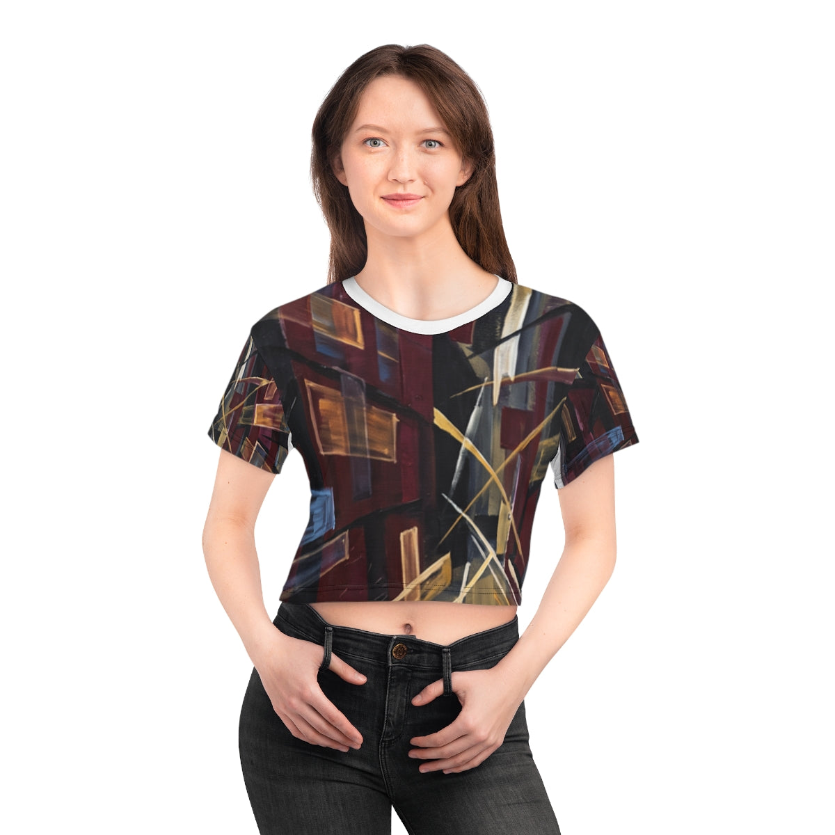 Crop Tee - Urban Horizon | Echovira Gallery