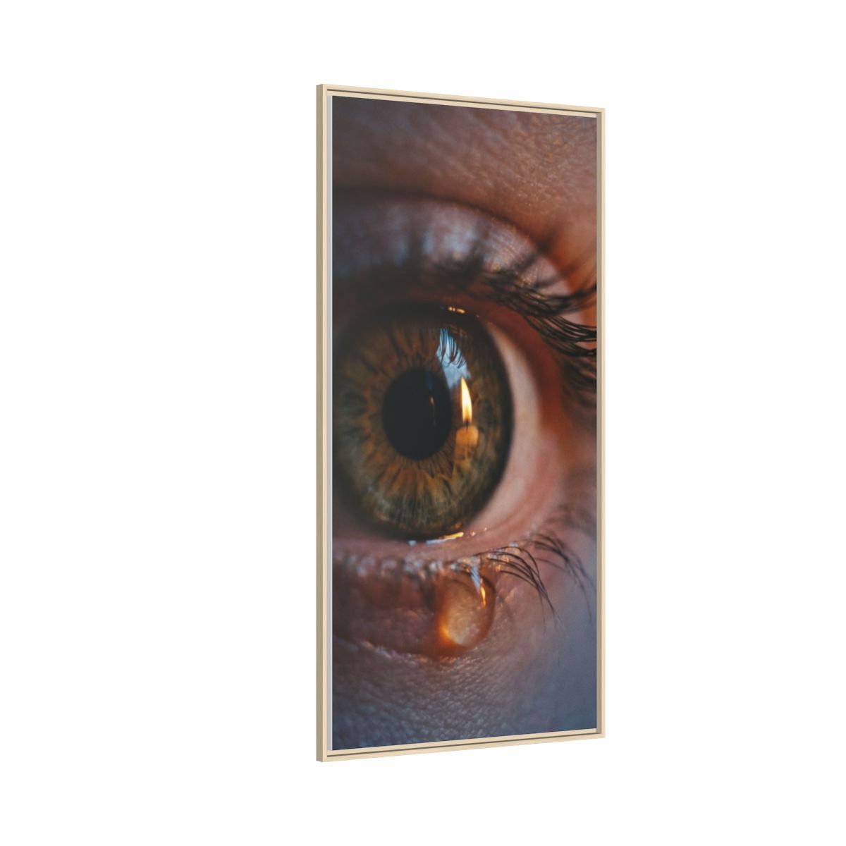 Matte Canvas, Framed - Luminous Tear