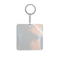 Square Keychain - Urban Neon Detail