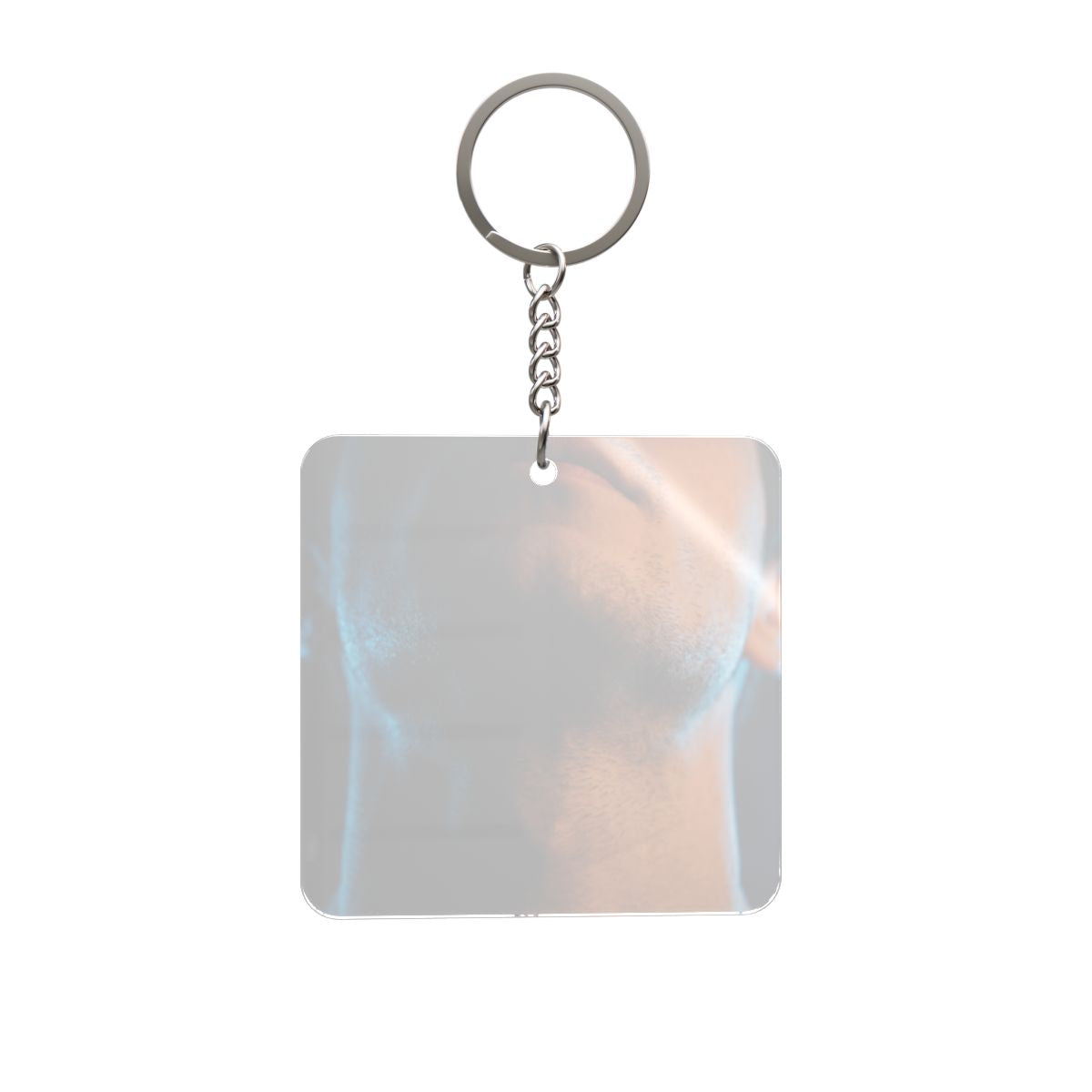 Square Keychain - Urban Neon Detail