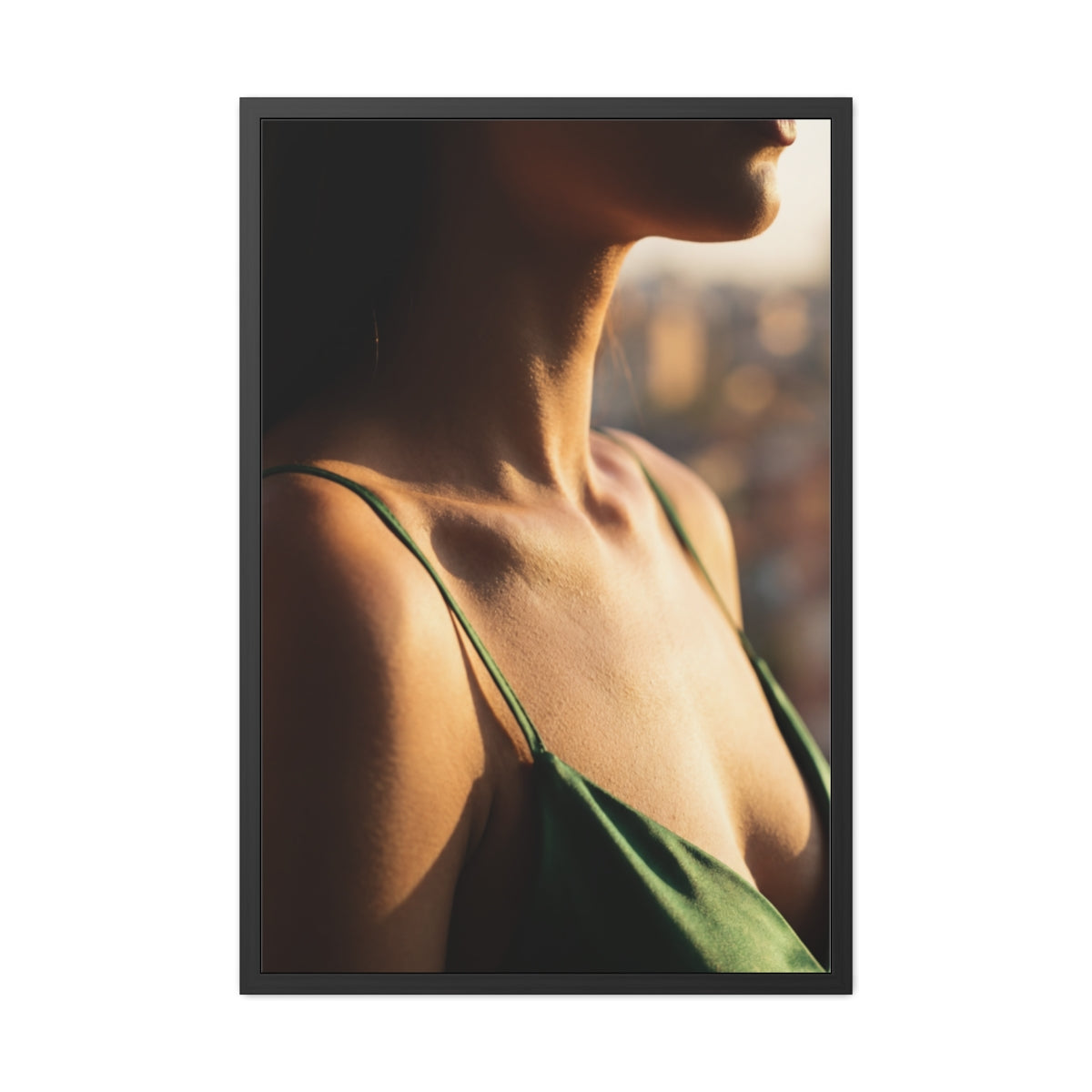 Framed Poster - Sunlit Muse Gallery Art — Portrait