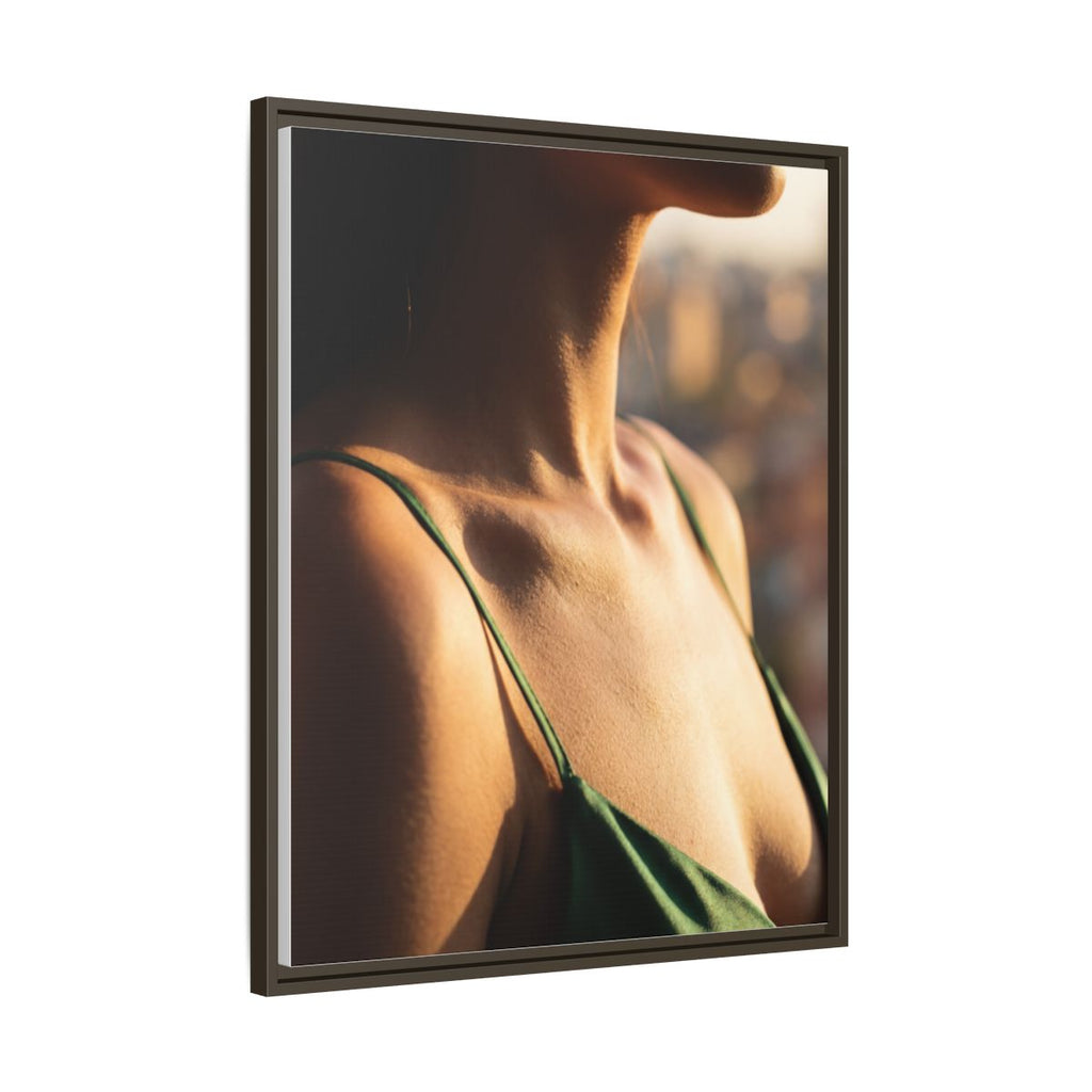 Framed Matte Canvas - Sunlit Muse