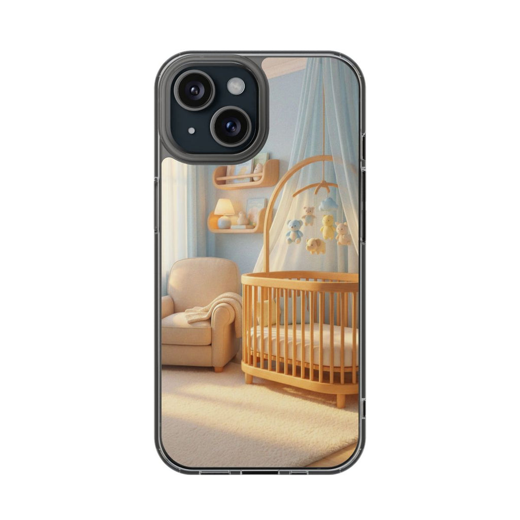 Clear Impact-Resistant Cases - Soft Blue Clear Phone Case...