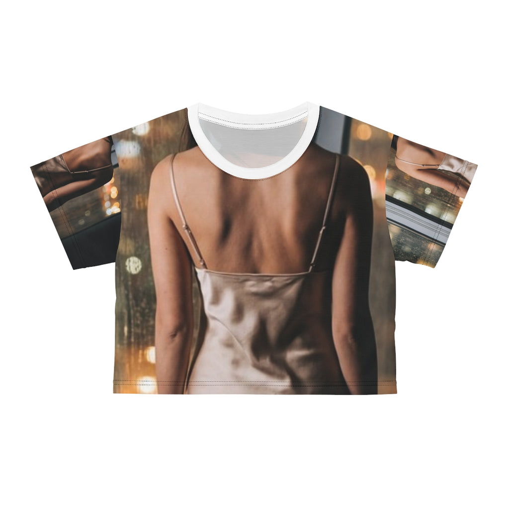 Crop Tee - Rainscape Silhouette | Echovira Gallery