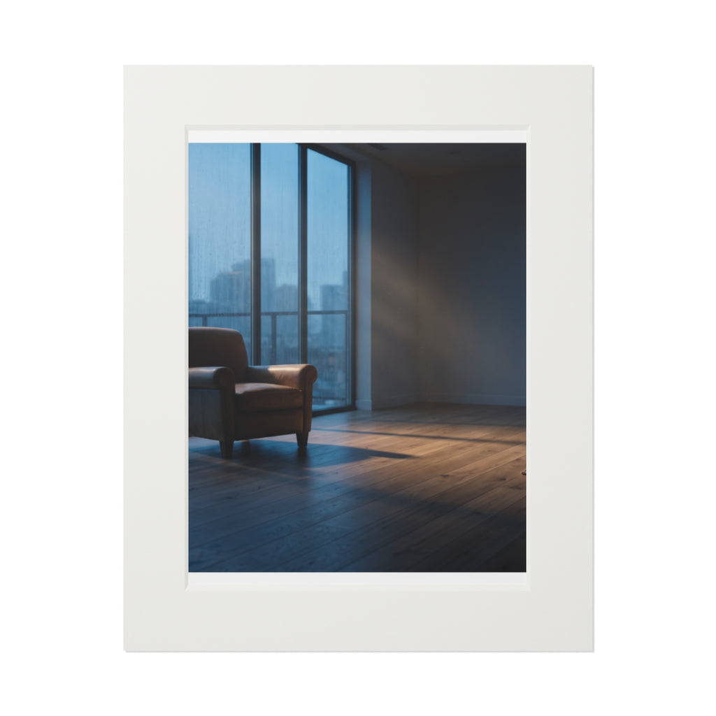 Fine Art Prints - Urban Solitude Leather Armchair Art —... |...