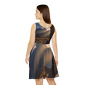 Damen Skaterkleid – Malerische Ruinen
