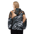 Dark Chiaroscuro Form Unisex Windbreaker Jacket