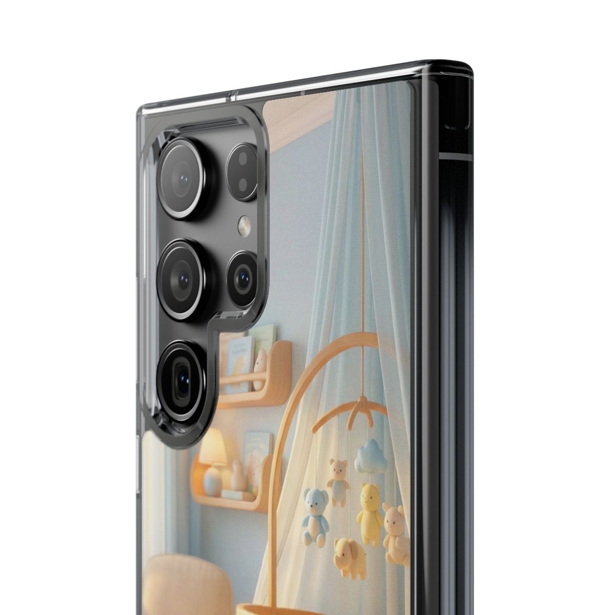 Clear Impact-Resistant Cases - Soft Blue Clear Phone Case...