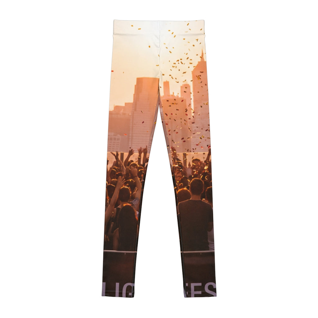 Youth Leggings - City Lights Festival | Echovira Gallery