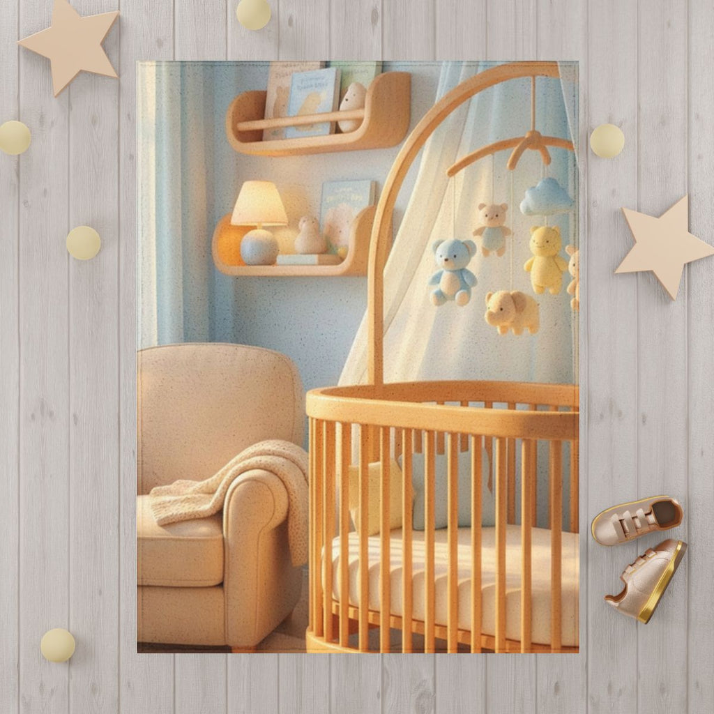Toddler Blanket - Dreamy Serene Nursery Art | Echovira...