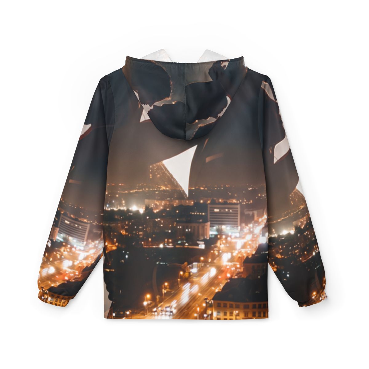 Unisex Windbreaker - Midnight City Skyline | Echovira...