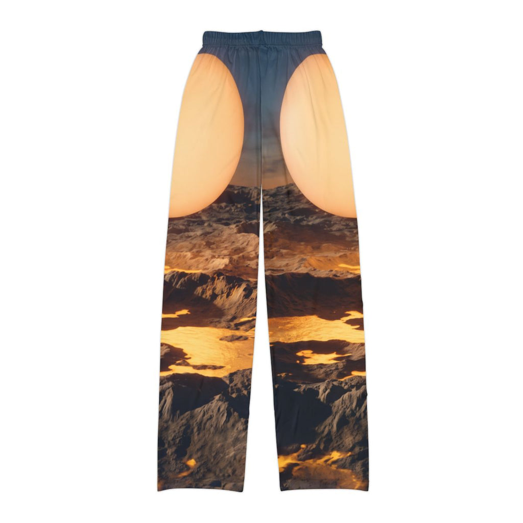 Kids Lounge Pants with Celestial Alien Horizon