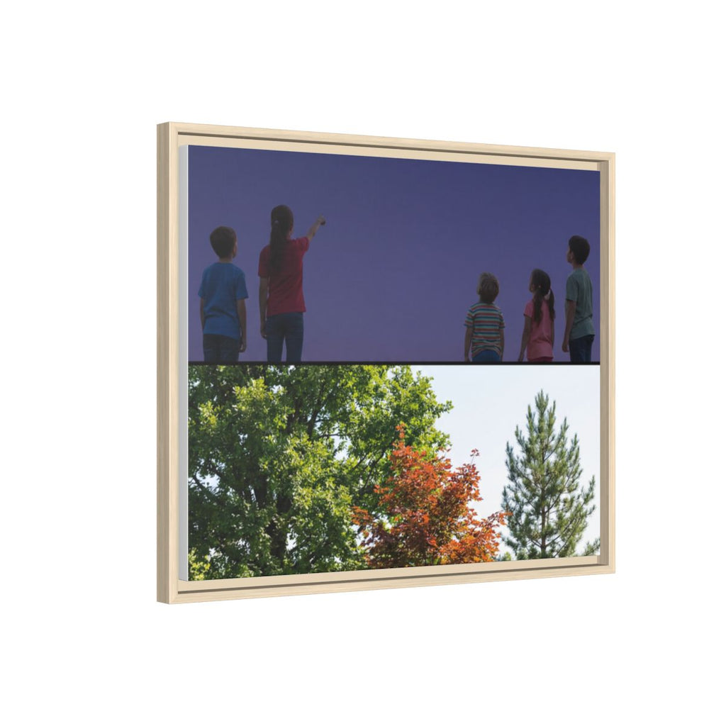 Framed Matte Canvas - Wilderness Gallery — Natural / 1.25"