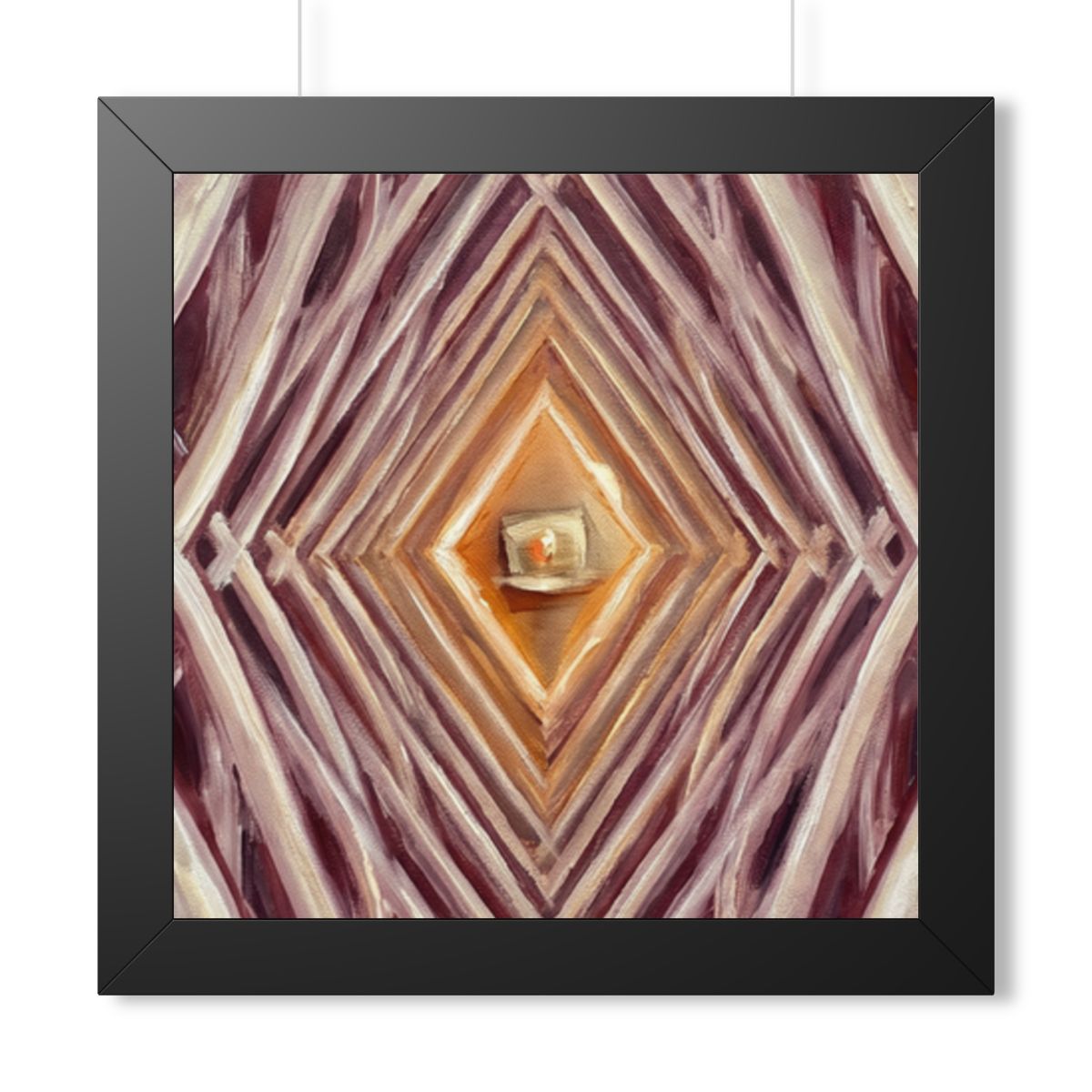 Framed Horizontal Poster - Infinite Arch — Black (14×11... |...
