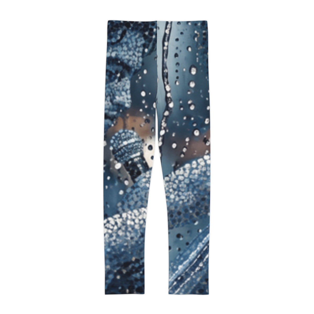 Kids Leggings with Rainy Street Musicians