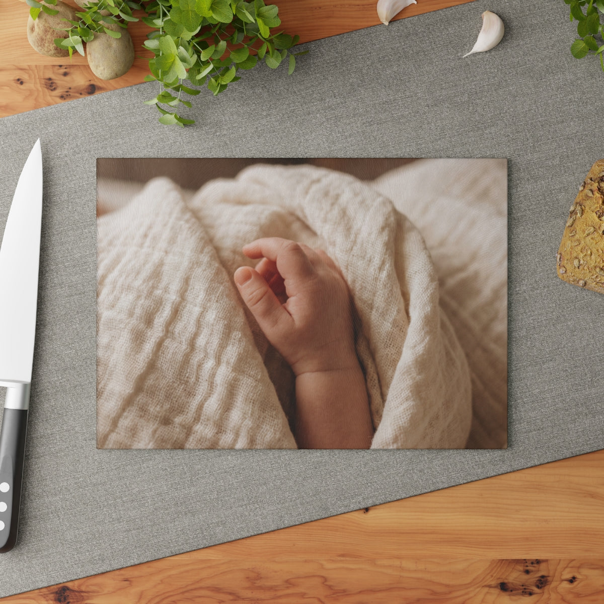 Glass Cutting Board - Serene Kitchen Art