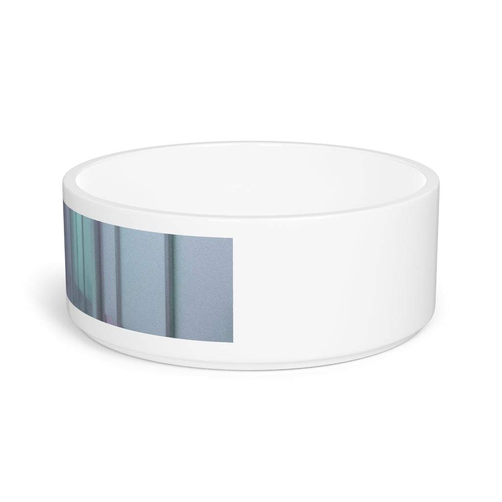 Pet Bowl - Liminal Corridor Fog Art Print | Echovira Gallery