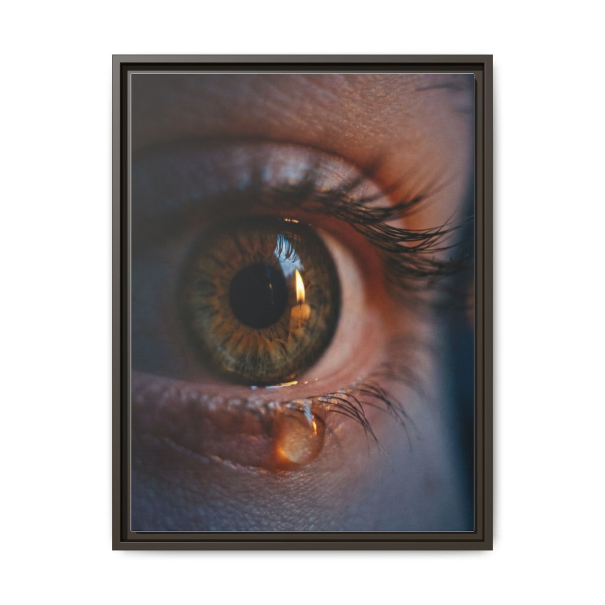 Matte Canvas, Framed - Luminous Tear