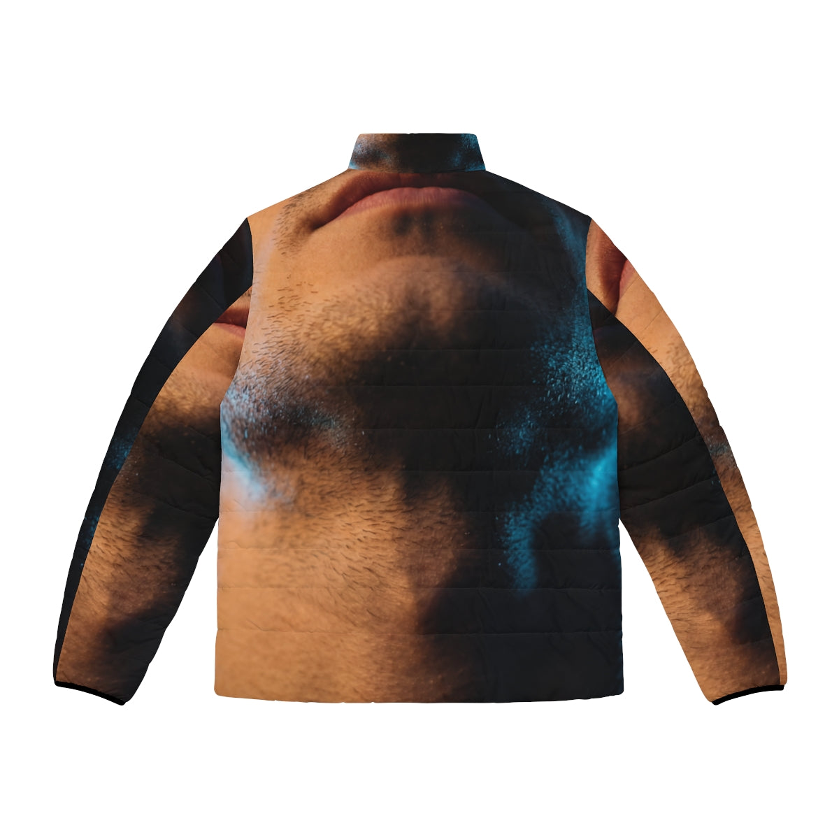 Men's Puffer Jacket - Urban Neon Glow