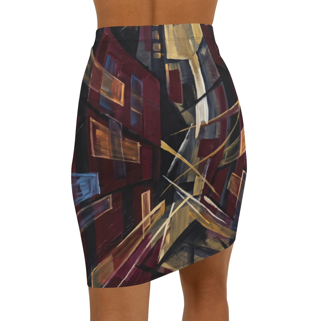 Women's Mid-Waist Pencil Skirt - Urban Perspective |...