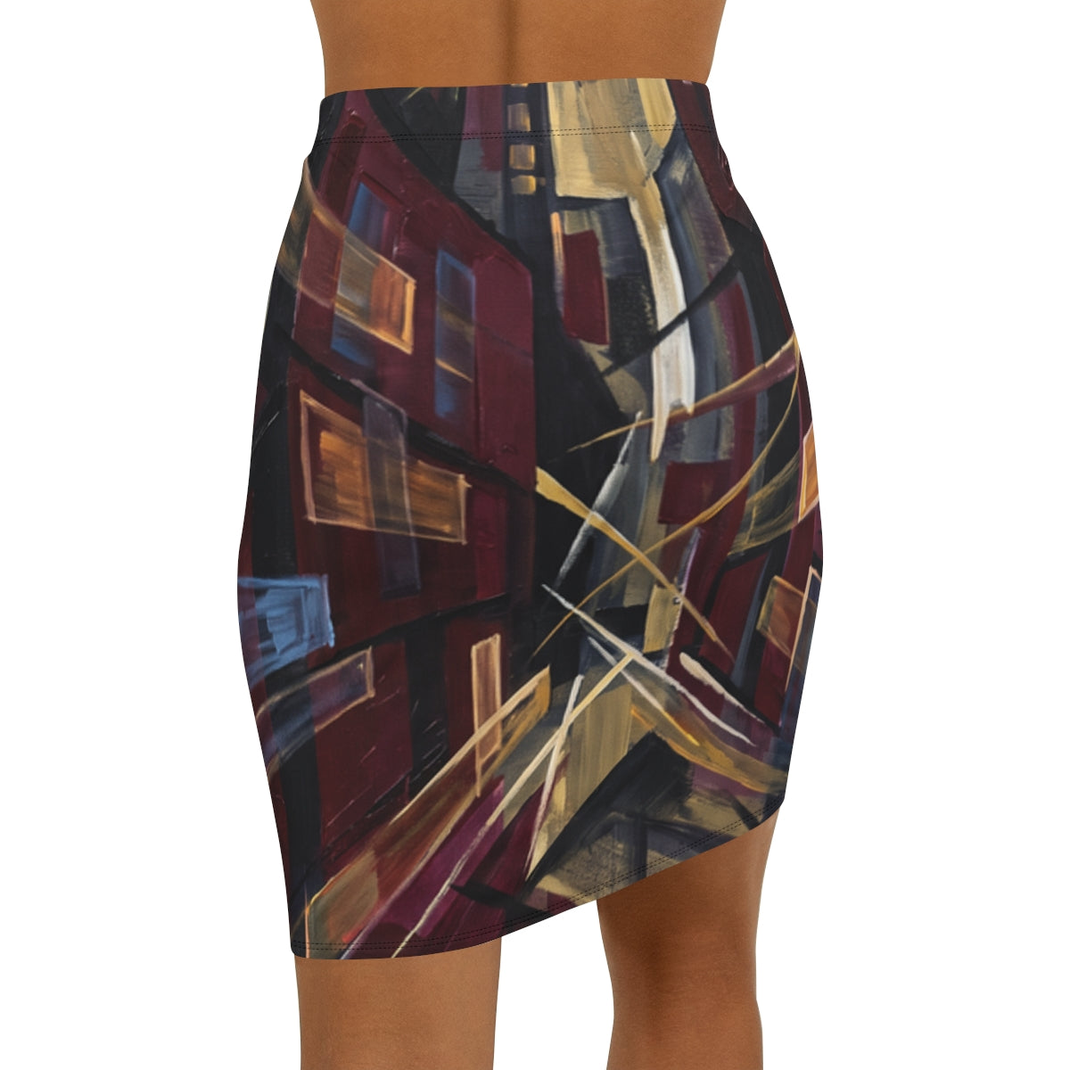 Women's Mid-Waist Pencil Skirt - Urban Perspective |...
