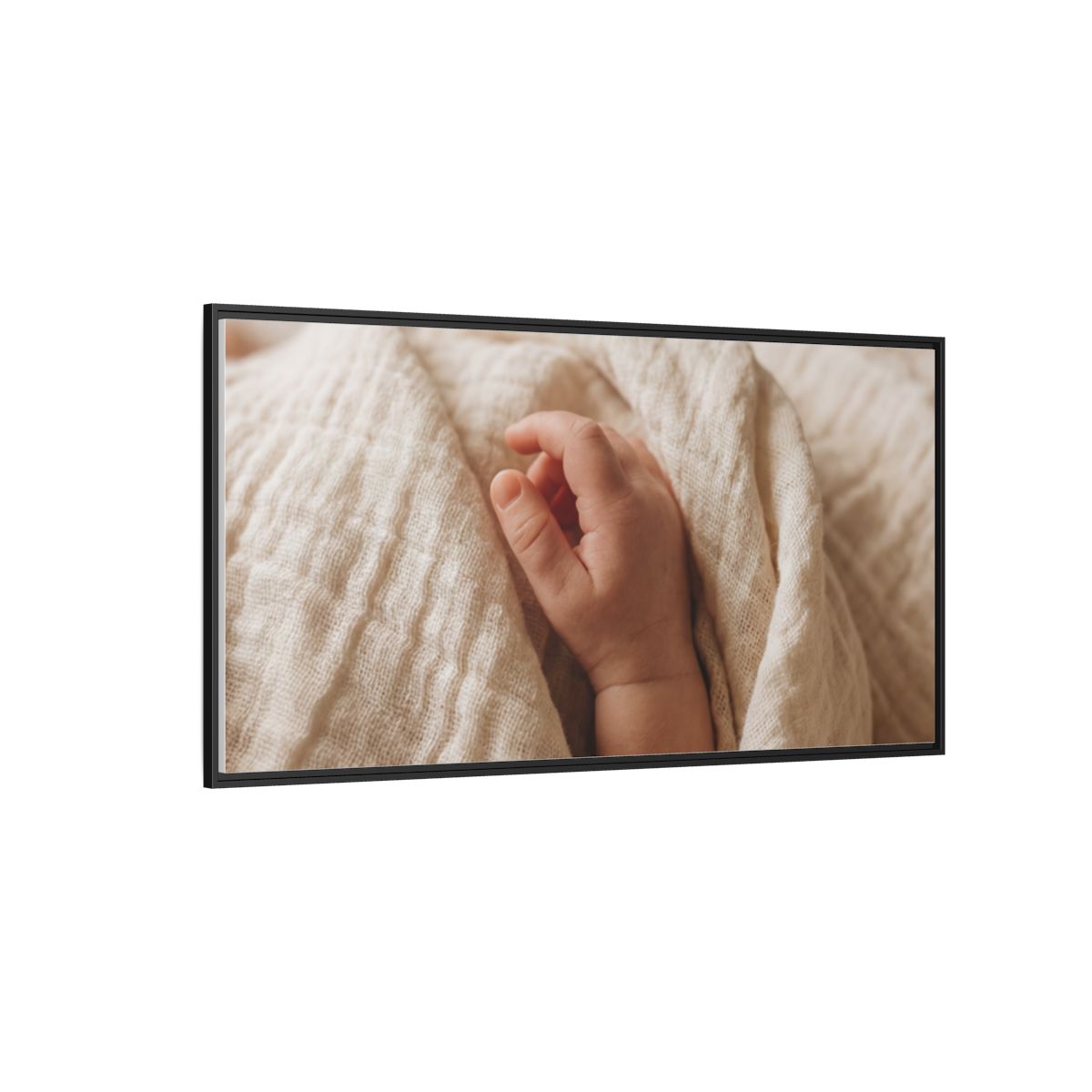 Framed Canvas - Minimalist Decor — Black / 1.25"