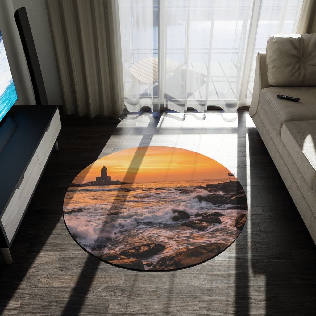 Round Rug - Majestic Coast Sanctuary