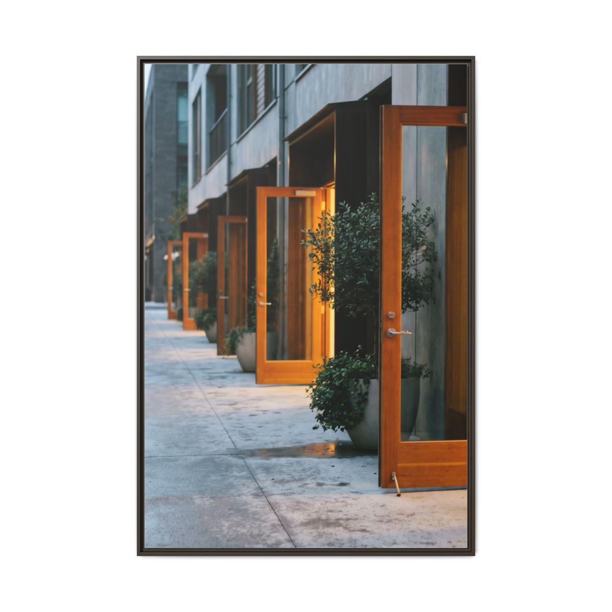 Matte Canvas, Framed - Twilight Promenade (8×10, 9×12... |...