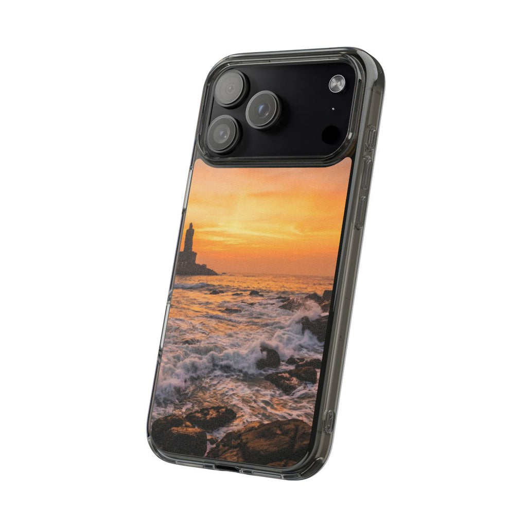 Clear Impact-Resistant Cases - Clear Phone Case - Golden...