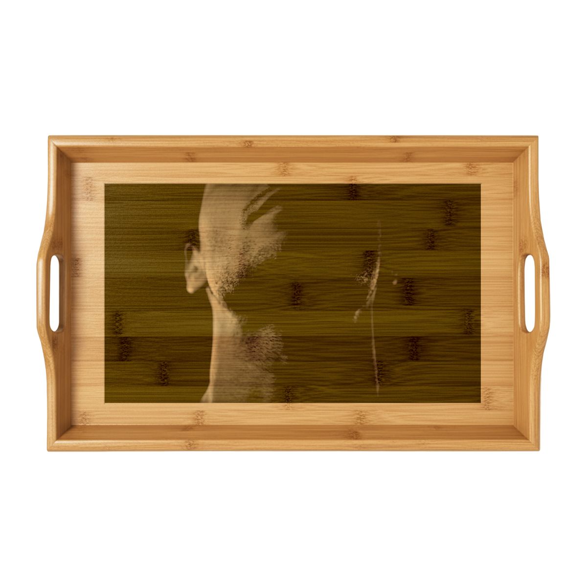 Bamboo Serving Tray - Midnight Glow